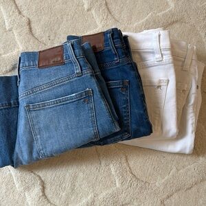 Madewell jeans-lot of 4